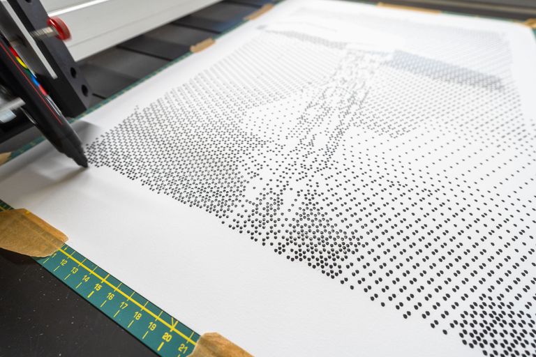 Artwork from project The Drawing Machine